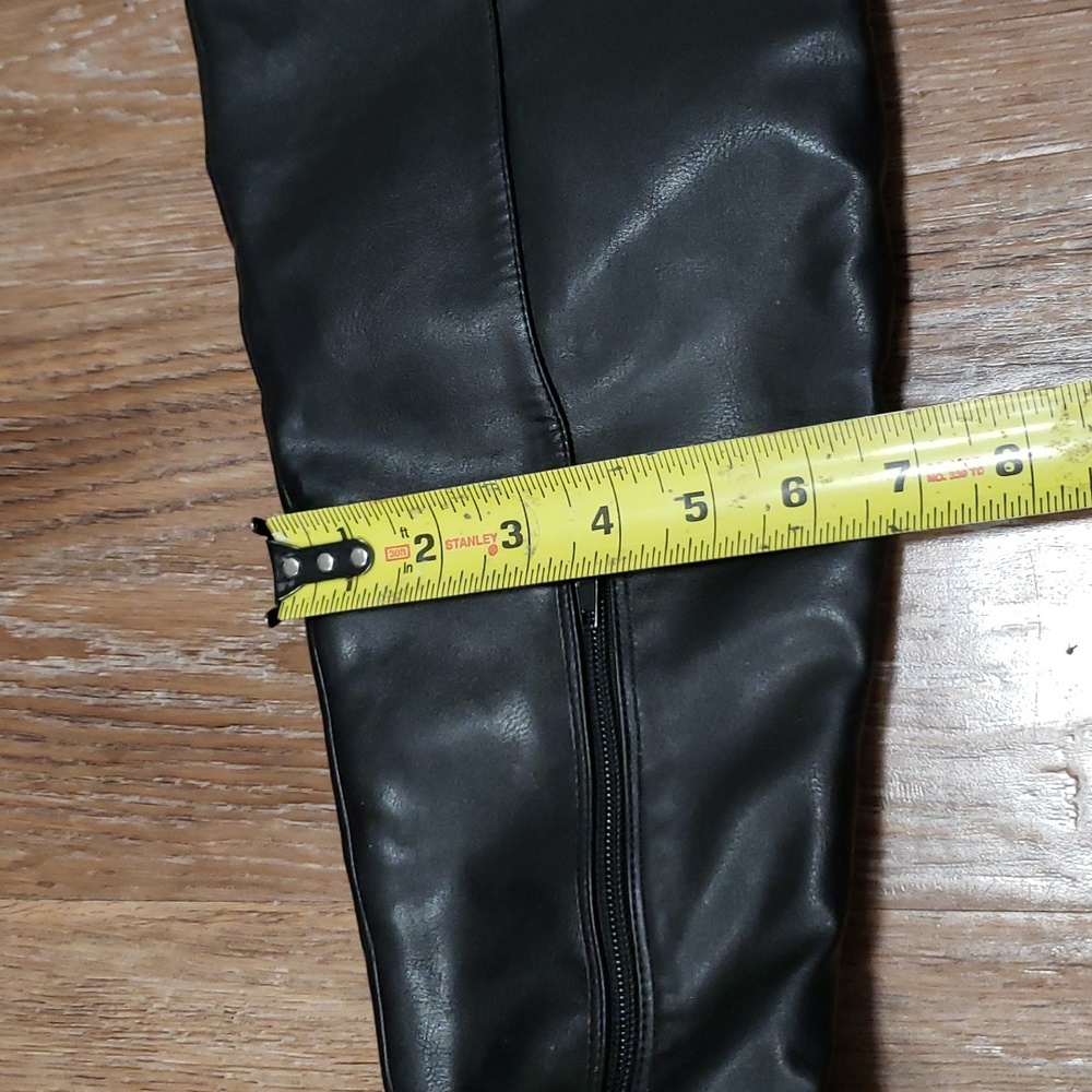 (8.5) Call it Spring Heeled Over-the-Knee Pull On Boots Party Night Out Popstar - Picture 7 of 14